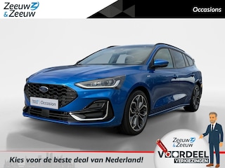 Ford Focus Wagon 1.0 EcoBoost Hybrid ST Line Vignale | Dealer onderhouden | Automaat | Navigatie | Apple carplay & Android auto | Panorama dak | B&O audio | Winter pack | Draadloos opladen mobiel | Elektrische trekhaak | Elektrische achterklep | Privacy glas |