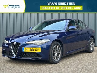 Alfa Romeo Giulia 2.0 TURBO 200pk Automaat Super I Adaptieve Cruise I Bruin Leer I Camera I PDC V+A I Carplay I Portable Phone Laden I
