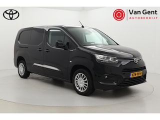 Toyota Proace City 1.5 D-4D Prof Long | Trekhaak | Dubbele schuifdeur | Lat om lat | Dodehoek detectie | Navigatie | Adaptive Cruise | Clima | Parkeersensoren voor/achter | Camera | 3-zits | Apple Carplay / Android Auto