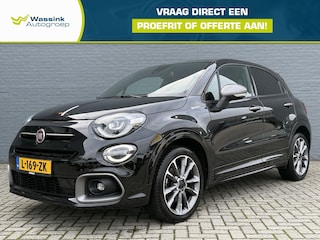 Fiat 500X 1.3 FireFly Turbo 150pk DCT Sport | All Season Banden | Navigatie | Lederen Bekleding | Achteruitrij Camera | Parkeer Sensoren Voor & Achter
