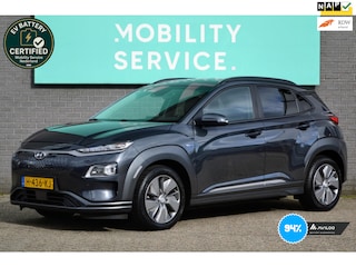 Hyundai Kona EV Premium 64 kWh SOH194% 3FASE Clima ACC CarPlay Leder LED Cam