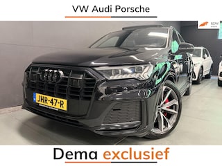 Audi Q7 60 TFSI e quattro 462PK 3X S-LINE BLACK-LINE PANO/DAB/M-STOELEN/SFEERVERL/B&O/CARPLAY/V-COCKPIT///