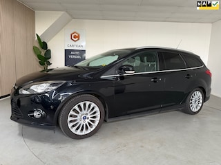 Ford Focus Wagon 1.6 EcoBoost Titanium Airco, Leder, Trekhaak, LMV