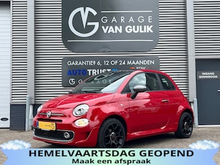 Fiat 500 1.2 69 PK Cabriolet,Airco,Cruise,Lmv,ElektrRamen,Stuurbed,Usb,CitySteering,Bluetooth,Parkeersensoren,ElektrDak,Aux