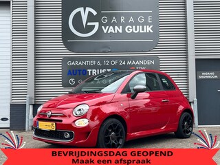 Fiat 500 1.2 69 PK Cabriolet,Airco,Cruise,Lmv,ElektrRamen,Stuurbed,Usb,CitySteering,Bluetooth,Parkeersensoren,ElektrDak,Aux