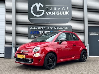 Fiat 500 1.2 69 PK Cabriolet,Airco,Cruise,Lmv,ElektrRamen,Stuurbed,Usb,CitySteering,Bluetooth,Parkeersensoren,ElektrDak,Aux