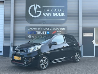 Kia Picanto 1.2 CVVT 86PK SportsLine Clima,Cruise,Stuur+Stoelverw.,Pdc,KeylessEntry+Go,Leder/Stof,Isofix,Aux/Usb,Stuurb.,Lmv,