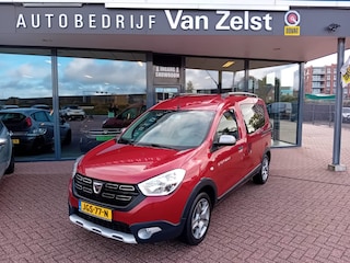 Dacia Dokker 1.3 TCe Stepway, Airco, Multimediasysteem, Navigatie, Bluetooth, Parkeersensoren, Cruise control, Camera, Elektrische ramen en spiegels, Centrale vergrendeling met AB, Dealer onderhouden, BOVAG