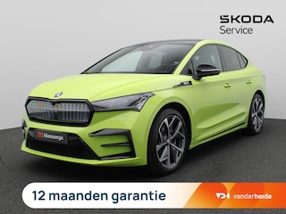 Skoda Enyaq Coupé iV 80 RS 300PK Aut. SOH 95% Panoramadak, Achteruitrijcamera, Adaptieve Cruise Controle, Stoel-Stuurverwarming, Keyless, Side Assist, Trekhaak, 21" LM Velgen