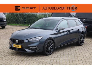 Seat Leon Sportstourer 1.0 eTSI FR Business Intense 18"LMV, Stoel en stuurwielverwarming, navigatie, pdc, voor en achter sfeerverlichting instelbaar, ACC adaptieve cruise control, lederen multifunctioneel stuurwiel