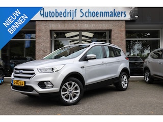 Ford Kuga 1.5 EcoBoost Titanium HALF-LEER TREKHAAK KEYLESS-START CLIMA CRUISE NAVI BT-TELEFOONVERB. PDC 17''LMV