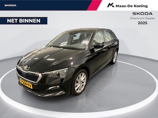 Skoda Scala 1.0 TSI 110pk Sport Business · Apple/Android Car Play · Stoelverwarming · P-Sensoren · ACC · DAB · Climatronic · 17'' Inch · Garantie t/m 10-08-2027 of 100.000km