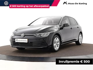 Volkswagen Golf 1.0 TSI 110pk Life · Apple/Android Car Play · Navigatie · P-Sensoren · Sfeerverlichting · Getint Glas · 16'' Inch · Garantie t/m 03-07-2027 of 100.000km