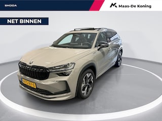 Skoda Kodiaq 1.5 TSI 204pk DSG PHEV Sportline Business · Panoramadak · Camera · Apple/Android Car Play · Keyless · Matrix LED · 19'' Inch · Garantie t/m 01-07-2029 of 100.000km