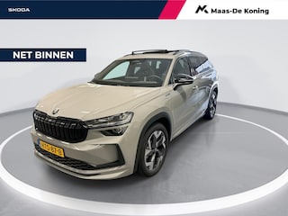 Skoda Kodiaq 1.5 TSI 204pk DSG PHEV Sportline Business · Panoramadak · Camera · Apple/Android Car Play · Keyless · Matrix LED · 19'' Inch · Garantie t/m 01-07-2029 of 100.000km