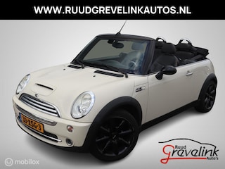 Mini Cooper Cabrio 1.6 116 PK Chili Stoelverwarming Elektrische Kap Leer Airco Pdc