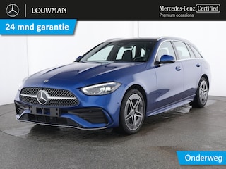 Mercedes-Benz C-klasse Estate 300 e AMG Plug-In Hybride Edition AMG-Line | Panorama Schuif-Kanteldak | Alarm Klasse 3 |360° camera | Stuur en Stoelverwarming. Inclusief 24 maanden Mercedes-Benz Certified garantie voor Europa.