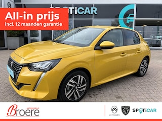 Peugeot 208 1.2 Turbo100pk EAT8 Automaat Allure Pack | verw. voorstoelen, navigatie, parkeersensoren, camera, dab, apple, android, climate- en cruise control