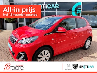 Peugeot 108 1.0 VTi 72pk 5D Active | airconditioning, bluetooth, elek. ramen en verstelbare buitenspiegels, toerenteller, mistlampen, audio streaming