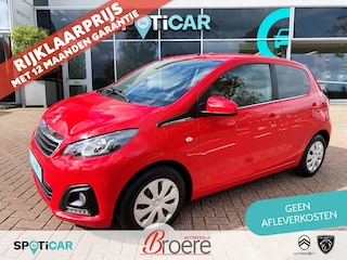 Peugeot 108 1.0 VTi 72pk 5D Active | airconditioning, bluetooth, elek. ramen en verstelbare buitenspiegels, toerenteller, mistlampen, audio streaming
