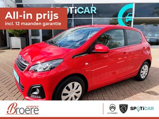 Peugeot 108 1.0 VTi 72pk 5D Active | airconditioning, bluetooth, elek. ramen en verstelbare buitenspiegels, toerenteller, mistlampen, audio streaming