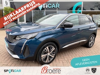 Peugeot 3008 1.2 Turbo 130pk EAT8 Automaat Allure| verw. voorstoelen, dodehoekdetectie, keyless, camera, pdc v&a, 18 inch velgen, sfeer verlichting, dab, navigatie