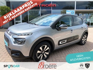 Citroën C3 1.2 83pk Shine | parkeersensoren, 16 inch velgen, navigatie via apple carplay of android auto, climate- en cruise control