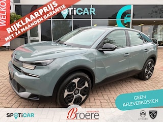 Citroën C4 1.2 Hybrid 145pk e-DCS6 Automaat Plus | camera, parkeersensoren, navigatie, apple carplay, android auto, lane keeping, dab, sportieve 18 inch wieldop