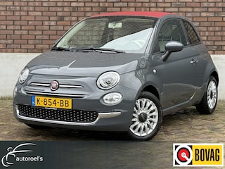 Fiat 500 1.0 Hybrid Lounge / Cabrio Elektrisch Dak / Cruise Control / 1e Eigenaar / NED-FIAT