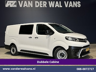 Toyota Proace 2.0 D-4D 123pk L3H1 Dubbele Cabine Euro6 Airco | 6-Zits | Navigatie | Apple Carplay Cruisecontrol, Android Auto, Parkeersensoren, Bijrijdersbank