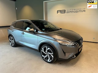 Nissan Qashqai 1.3 MHEV TEKNA PLUS-uitv/CLIMA AIRCO/NAVIGATIE/PANORAMADAK/APPLE CARPLAY/HEAD UP/BOSE/MEMORY/ADAP CRUISE CONTROL