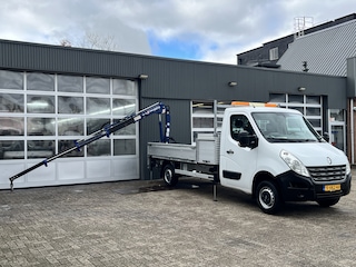 Renault Master T35 2.3 dCi L3 Koelwater probleem!! Pick-up Open laadbak Amco Veba laadkraan Airco Cruise controle Trekhaak 2500 trekgewicht Telefoonvoorbereiding 3-Persoons pick-up p-up Euro 5
