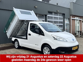 Nissan NV200 24KWh Marge BTW VRIJ!! Elektrische Kipper Openlaadbak met Airco Cruise controle Telefoonverbinding 2-Persoons Kieper Pick-up P-up 2x Oplaadkabels aanwezig Ex gemeente