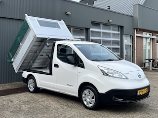 Nissan NV200 24KWh Marge BTW VRIJ!! Elektrische Kipper Openlaadbak met Airco Cruise controle Telefoonverbinding 2-Persoons Kieper Pick-up P-up 2x Oplaadkabels aanwezig Ex gemeente