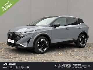 Nissan Qashqai 1.3 MHEV Xtronic N-Connecta Automaat / Nieuw model / Facelift / Cold Pack / Pack Easy / Allseason banden / Elektrische Achterklep / Apple Carplay Android Auto / Rondomzicht camera / Adaptief CC / Stuur-, Stoel en Voorruitverwarming /