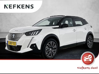 Peugeot 2008 EV GT Pack 50 kWh 136pk Automaat | Schuif/Kanteldak | Navigatie | Climate Control | Adaptieve Cruise Control | Achteruitrijcamera | Parkeersensoren Voor + Achter | LED Koplampen | Keyless Entry/Start | 18" Lichtmetalen Velgen | Sportstoelen | Verwarmbare Voorstoelen | Apple Carplay/Android Auto |