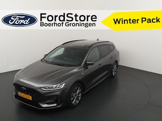Ford Focus Wagon Ecoboost 125 pk ST-line | Winter Pack | 4 seiz. banden | Navi | Clima | Cruise | Dr. loos Apple Carplay