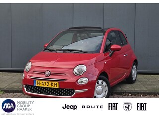 Fiat 500 Hybrid RED Cabrio | Apple-Android | Parkeersensoren | Climate Control | Cruise Control
