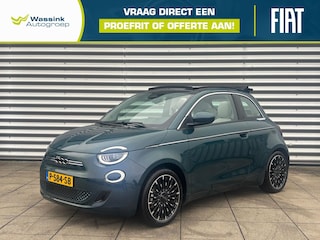 Fiat 500 42kWh 118pk Automaat La Prima | Leder | Navigatie | Camera | Stoelverwarming