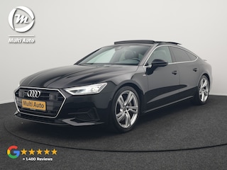 Audi A7 Sportback 50 TFSI e quattro S Line Plug In Hybrid 299pk Dealer O.H PHEV | Panodak | Adaptive Cruise | 360 Camera | Alcantara Sportstoelen Memory & Verwarmd | Apple Carplay | Blis | Navigatie | Virtual | DAB | 20"L.M |
