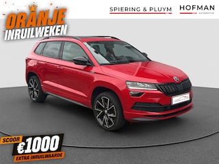 Skoda Karoq 1.5 TSI ACT Sportline Business | Adaptive | Trekhaak | Canton | Pano | Dodehoek det.