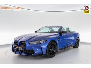 BMW 4-serie xDrive Competition Cabrio 510pk |dealer onderhouden|M-sport|M-sport stoelen|Laser LED|memory|360 camera|nekverwarming|sportuitlaat|HUD|blind spot|stoelventilatie + verwarming|