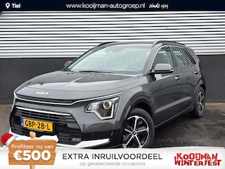 Kia Niro 1.6 GDi Hybrid DynamicLine Trekhaak, navigatie Apple CarPlay/Android Auto, parkeersensoren v&a, achteruitrij camera, adaptieve cruise control
