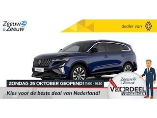 Renault Espace E-Tech full hybrid 200 techno 7p. | € 3800,- korting bij registratie dit jaar | 5 jaar garantie tot 100.000km | Verwarmbare voorstoelen & Voorruit | Electrische bestuurdersstoel |