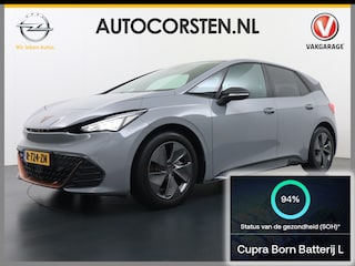 Cupra Born 204pk 62kWh SOH 94% Apple Carplay Android Auto Adap.Cruise Navi Ecc Camera ParkAssist Pdc-a+v Business Stuurverwarming Lmv 18" Keyless Privacy Glas Led DAB Origineel Nederlandse Auto € 43.000 nieuw! 3 fase laden 11kwh thuis!