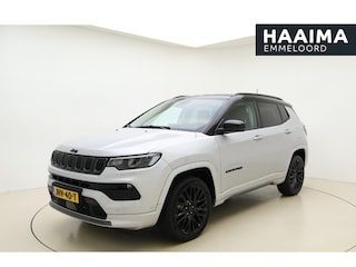 Jeep Compass 4xe 240 Plug-in Hybrid Electric S Automaat | Navigatie | Lederen bekleding | Camera | Keyless | Zwart dak | Lichtmetalen velgen black | Extra getint glas