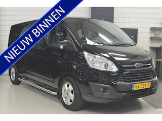 Ford Transit Custom 290 2.2 TDCI L2H1 Limited DUBBELE CABINE // AIRCO // CRUISE // NAVI // TREKHAAK // 2x SCHUIFDEUR // STOELVERWARMING //
