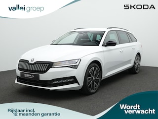 Skoda Superb Combi 1.4 TSI 218 pk DSG iV Business Edition | Matrix LED koplampen | Stoel-/achterbankverwarming | Geheugenstoelen | Standkachel | 18 inch