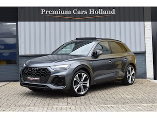 Audi Q5 50 TFSI e S-Line 299 Pk Black Ed RS-Stoel Rood Stiksel Pano Luchtvering Keyless 360 Camera 21 Inch