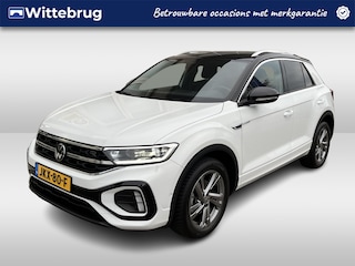 Volkswagen T-Roc 1.5 TSI R-Line / AUTOMAAT/ FABRIEKSGARANTIE T/M 2-2027/ TREKHAAK AFNEEMBAAR/ FABRIEKSGARANTIE/ ALCANTARA/ ADAPT. CRUISE/ APP-CONNECT/ NAVI/ MATRIX/ RIJ-MODI/ PARK. SENSOREN + CAMERA/ STOEL VERWARM.